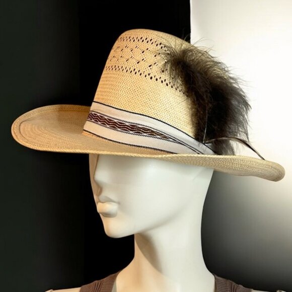 NWOT Hard Woven Lanning Belleville Cowboy Hat main image 4